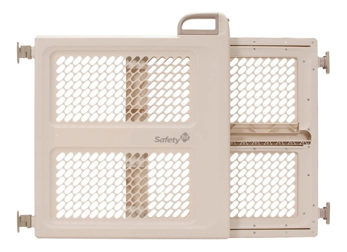 Safety 1st Baby Gates for Doorways, Pressure Mount Lift, Lock and Swing, Dog Gates, Hardware Gate for Stairs, Fits 28