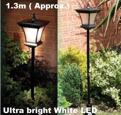 Solar powered garden lamp post Solar powered garden lamp post