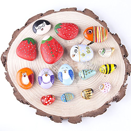 Jar Melo Rock Painting Kit; Non-Toxic; Rock Art; Creative Colorful Magic Stone; Art Creativity; Arts and Crafts Kits for Adults and Kids