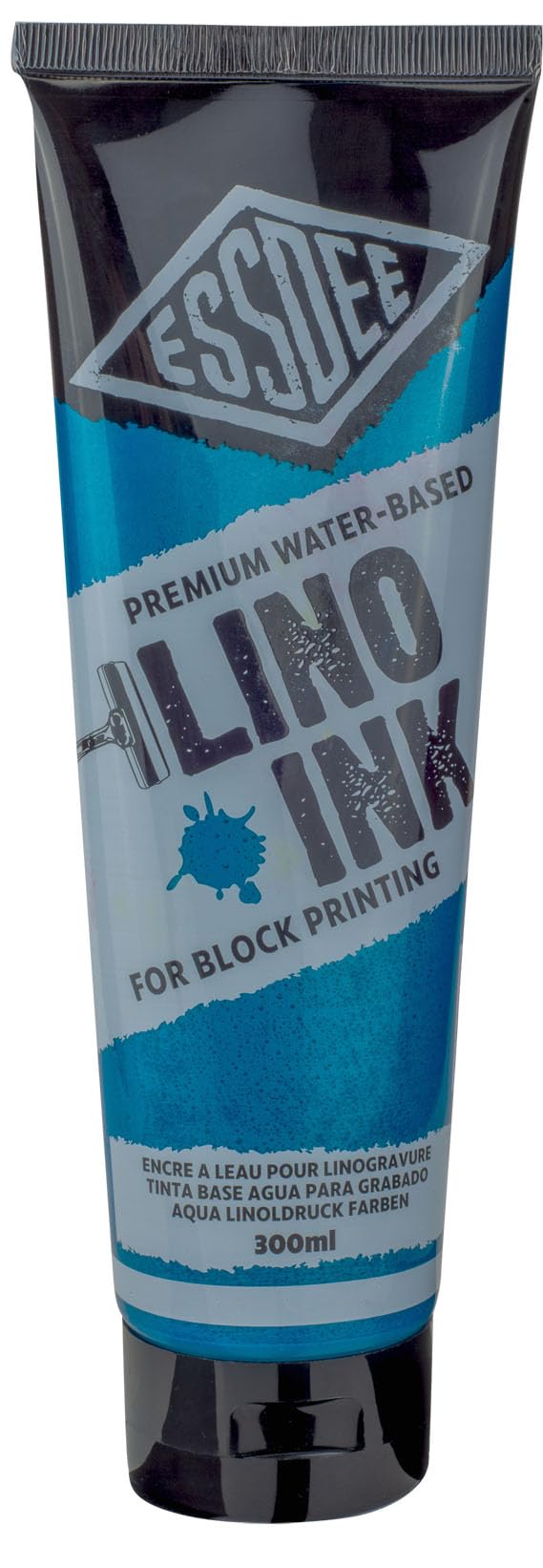 Essdee Block Printing Ink Pearlescent Blue, 300ml