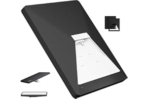 Stargear Starlink Mini Case, Mini Protective Cover Liquid Silicone Case for Starlink Satellite Dish, Accessories for Starlink Portable Full Cover Shell with Black Sticker (Black)