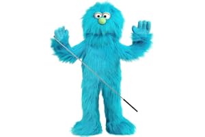 SILLY PUPPETS 30" Blue Monster Puppet, Full Body Ventriloquist Style Puppet