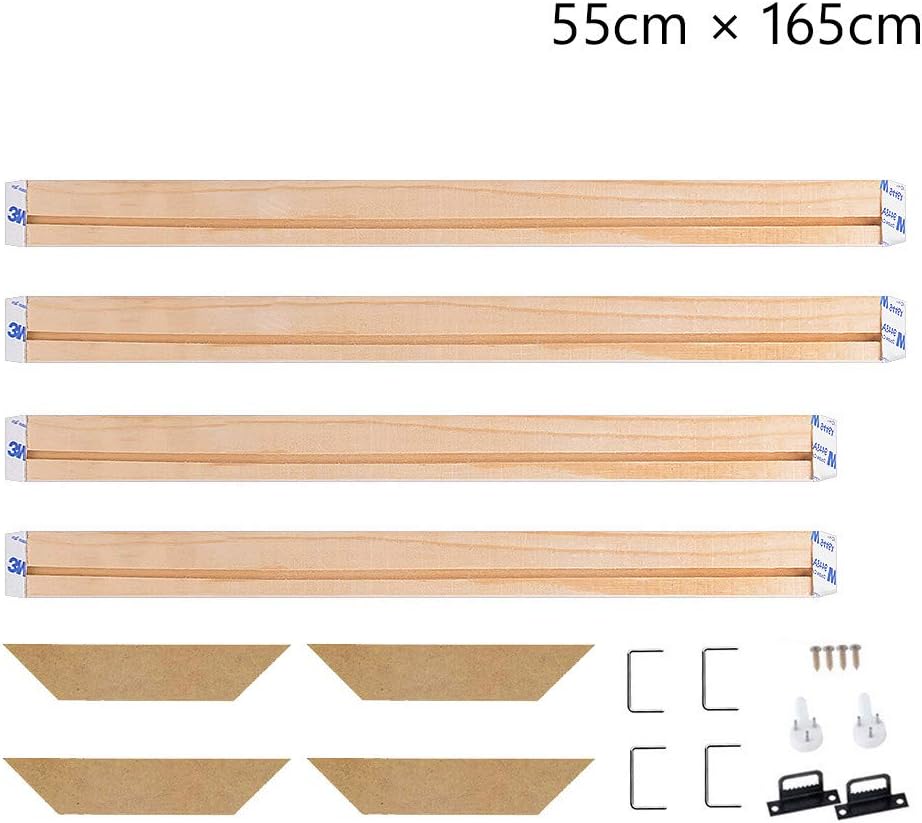 22x22 Inch Stretcher Bars，Wood Canvas Frame Kit，DIY Canvas framm for