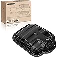 A-Premium Lower Engine Oil Pan Sump with Drain Plug Compatible with Nissan 350Z 2003-2006 & Infiniti G35 2003-2007, FX35 2003-2008, M35 2006-2008, 3.5L, Gas, Replaces 111104P110