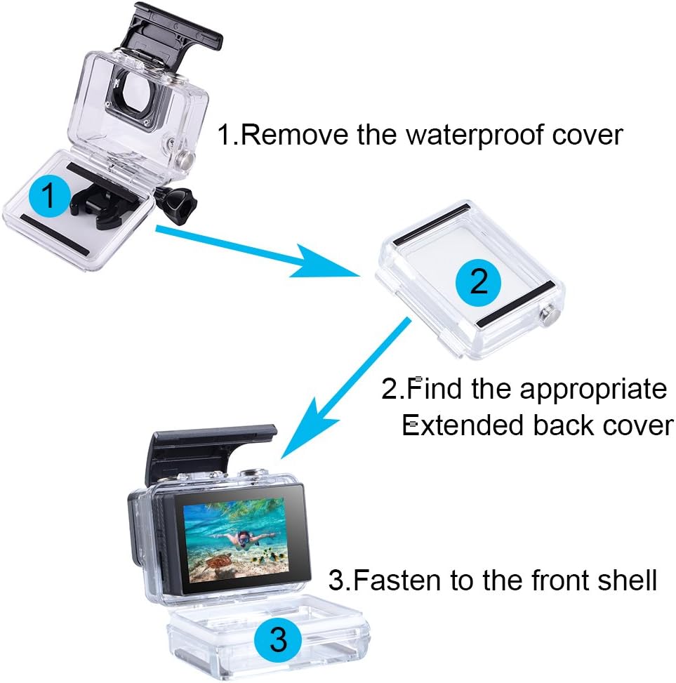 Suptig Bacpac Backdoor Compatible For Gopro Hero4 Amazon Co Uk Camera Photo