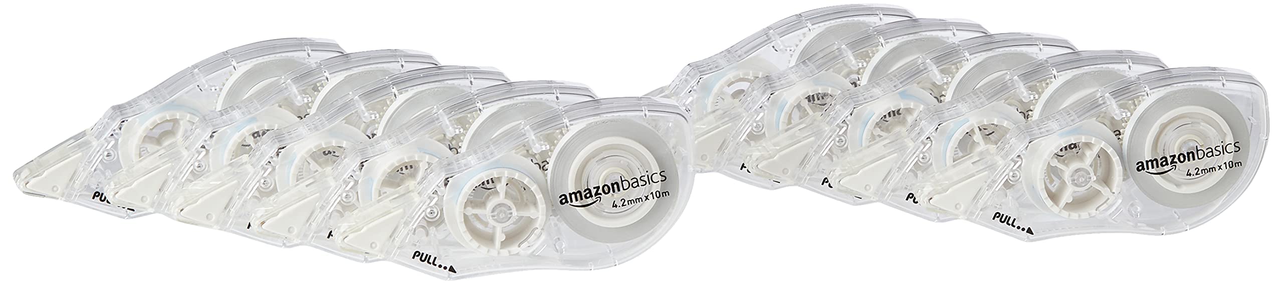 Amazon Basics Correction Tape 4.2mm x 10m, 10 Pack