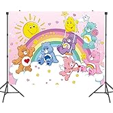 5 * 3ft Cute Bear Backdrop Themed Birthday backgroud Backdrop for Bear Party Party Decorations Supplies Background
