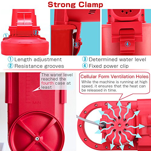 WINGOFFLY Portable Hand Washing Machine Bucket Use Mini Handy Washing Machine Compact Washing