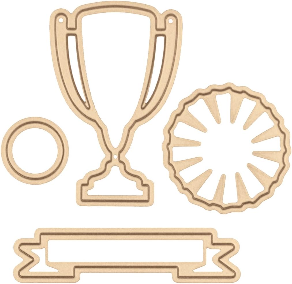 Spellbinders D-Lites Trophy Etched Dies, Brown, 17.1 x 8.9 x 0.2 cm - Image 4
