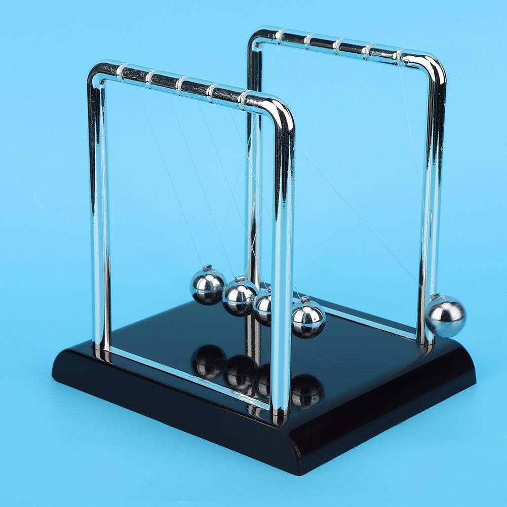TOPINCN Newtons Cradle Balance Balls, 5 Physical Balls Toy Balance Magnetic Ball Home Office Desk Fun Decoration Birthday Gifts (M) - Image 5