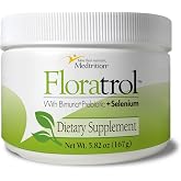 Medtrition Floratrol&trade; Prebiotic Fiber Powder for Digestive Health &ndash; Bimuno&reg; GOS Prebiotic + Selenium &ndash; Supports Gut Health &amp; Regularity &ndash; Dissolves Clear and Fast, No Grit or Taste, Small Serving