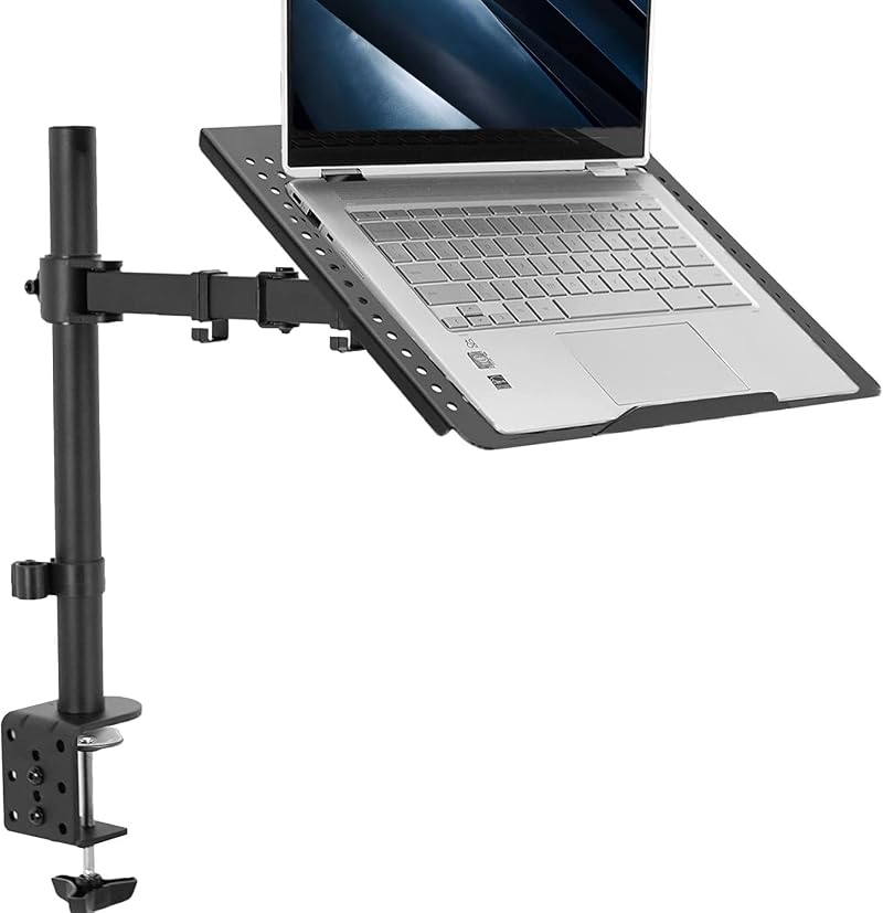 VIVO STAND-V001L Single Laptop Desk Mount Fully Adjustable with C Clamp