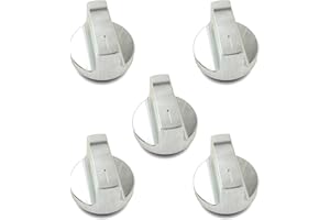 HQ PINSHENGHUO Upgraded W11366438 Whirlpool Replacement knobs.Gas Range Stove Control knobs Replacements.Gas cooktop Burner Parts.Electric Universal Stove Parts.Compatible for Whirlpool Stove Oven W11084623(5PCS)