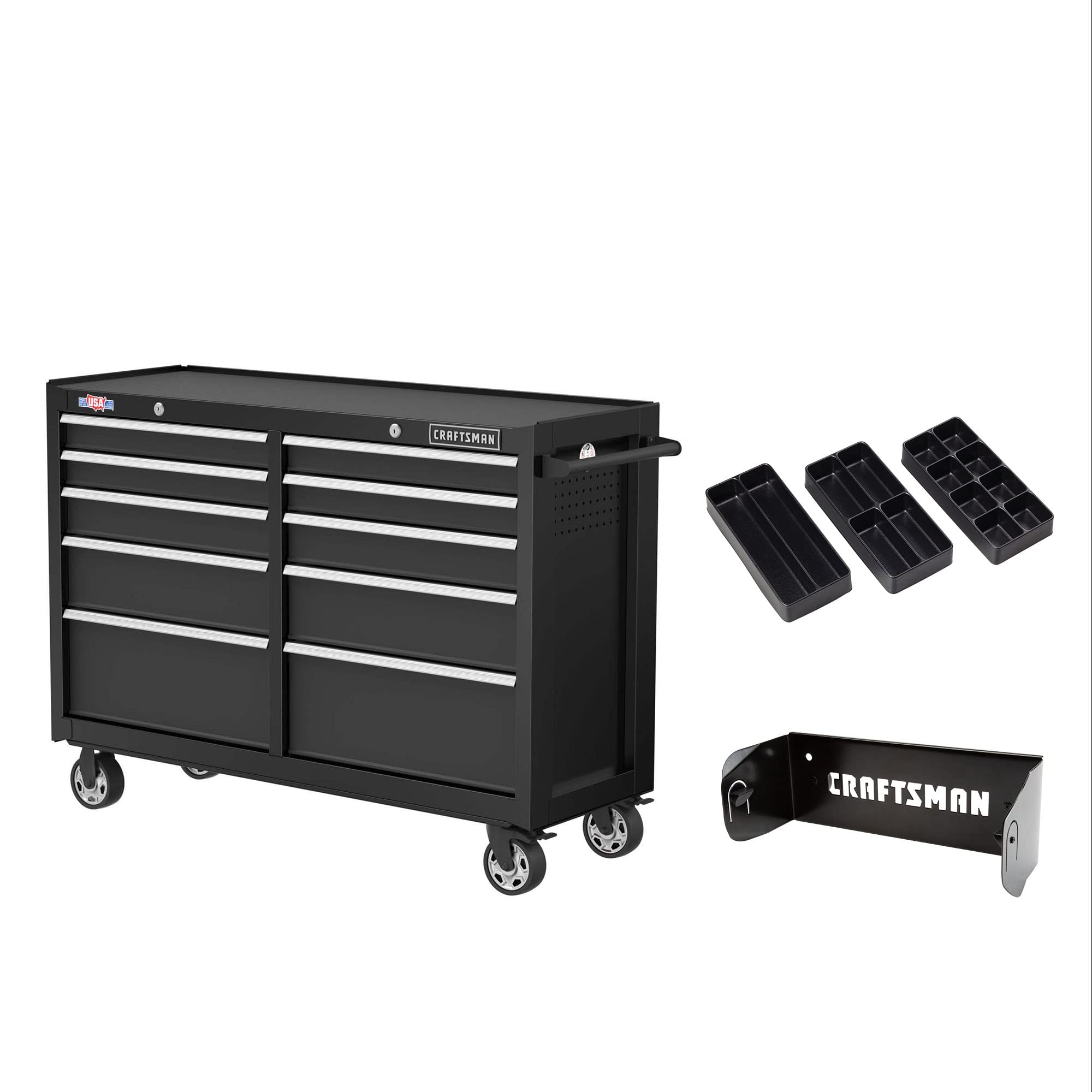 CRAFTSMAN S2000 52" Tool Chest, 10-Drawer Rolling