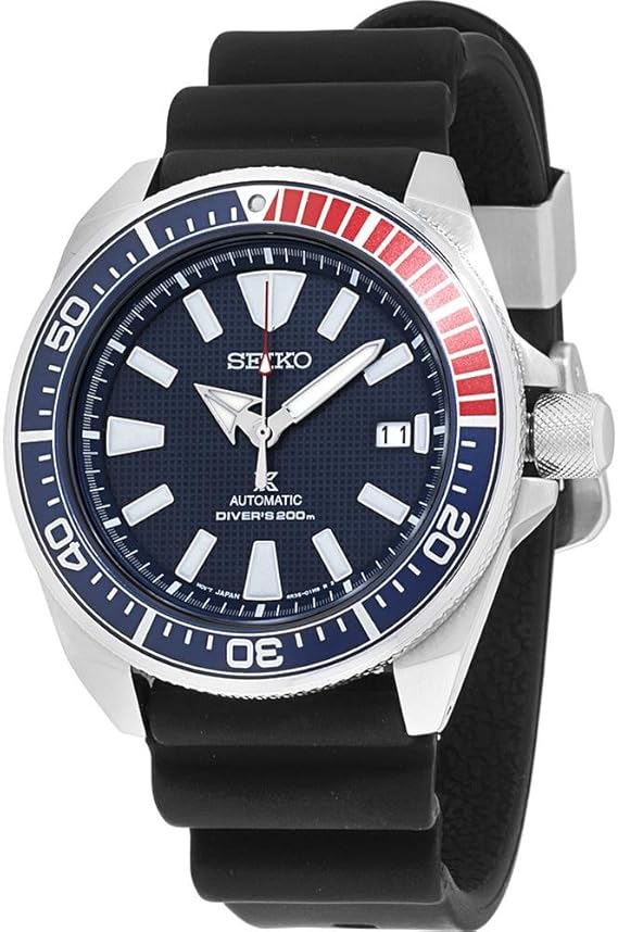 Amazon Com Seiko Men S Prospex Automatic Diver Silicone Strap Watch Watches