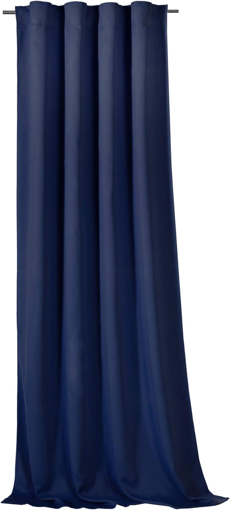 Opaque Blackout Curtain Type 139 with Heading Tape and Concealed Loops, Thermal Curtain, Light-Proof 245 x 135 cm Top Quality