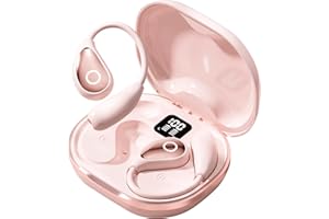 OEQ Earbud for iOS and Android with Long Battery Life,Ideal for Travel/Business/Game,Pink