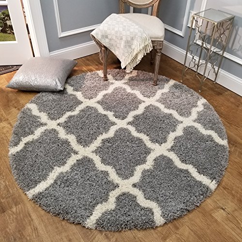 Large Round Grey Rug Pictures