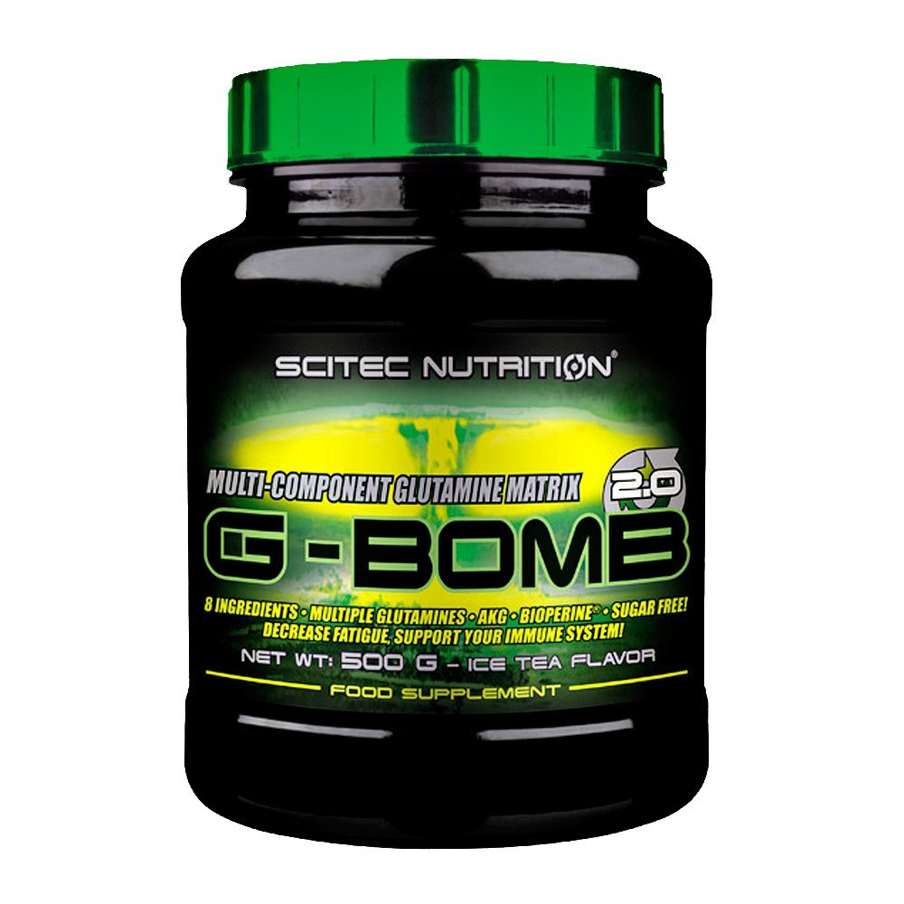 Scitec Nutrition G-Bomb Multi-Component Glutamine Matrix Powder - 500g, Ice Tea