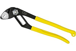 Tsunoda WP-250SC-S, Soft Jaw Tongue and Groove Joint Pliers, Resin Jaw Water Pump Pliers, 250mm w/Spring
