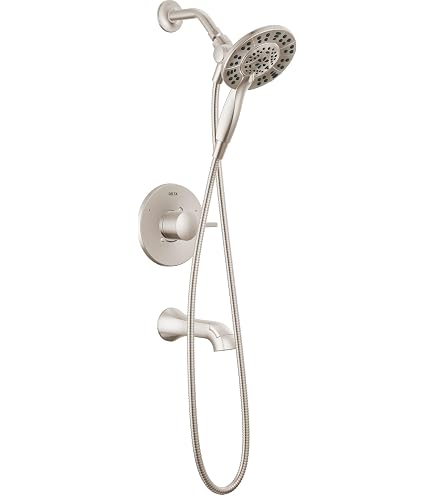 Delta Faucet Velum Single-Function Shower Trim Kit In Brushed Nickel (T14237-SSLHD) | Handle & Trim Only - View #9