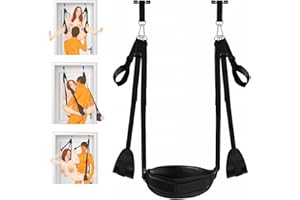 BDSM Door Sex Swing for Couple, Bondage Slave Door Hanging Sex Swings Restraints Sex Toys with Adjustable Straps, Fetish Kink