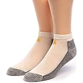 WARRIOR ALPACA SOCKS - Unisex Sport Mini Crew, Alpaca Wool Socks - Anklet with Terry lined Cushion Footbed