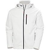 Helly-Hansen Crew Hooded Midlayer 2.0 Waterproof Jackets for Men with Insulated Windproof Sailing Fabric and Packable Hood