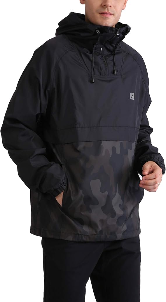 Buy ARECON Men’s Waterproof Windproof Breathable Versatile Pullover