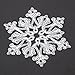 Whitelotous Cutting Dies Stencil Metal Mould for DIY Scrapbook Album Paper Card (4pcs Snowflake)