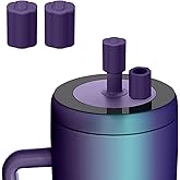 Rolitwils 2 Pack Magnetic Straw Cover, Silicone Leakproof Straw Protector for Tumbler, Compatible with Era/Resa, Drinkware Accessory