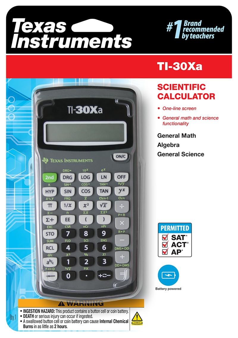 Texas Instruments TI-30Xa Scientific Calculator