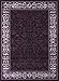 United Weavers Dallas Baroness Area Floor Rug - Plum, 5x8, Modern Indoor Area Rug with Bordered Pattern, Jute Backing