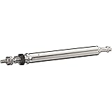 SMC CJ1B4-10SU4 Brass Air Cylinder, Compact, Single Acting, Basic Style Mounting, Not Switch Ready, No Cushion, 4 mm Bore OD, 10 mm Stroke, 2 mm Rod OD, 4 mm Tube OD