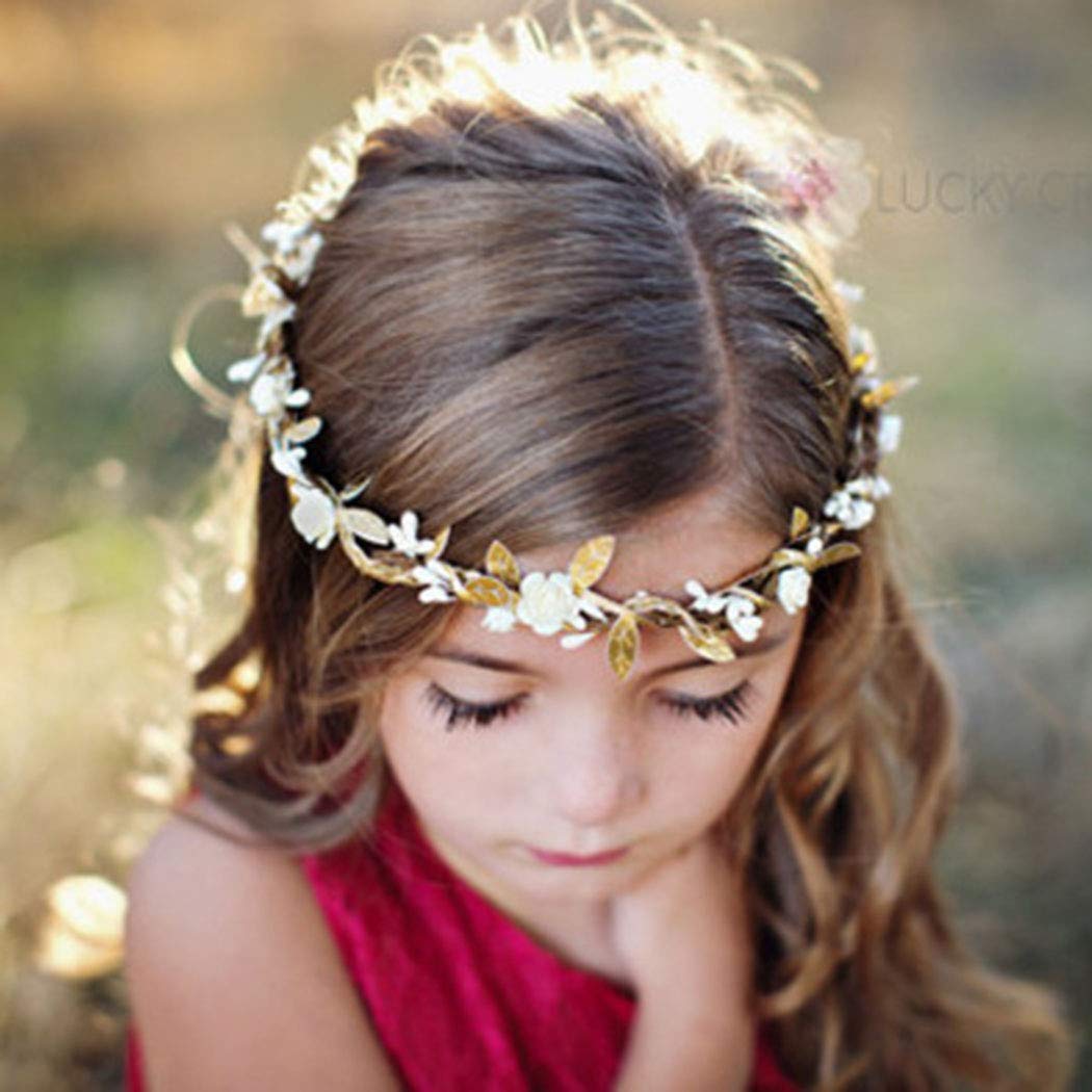 Amazon Com Upstone Boho Flower Wreath Crown Wedding Floral