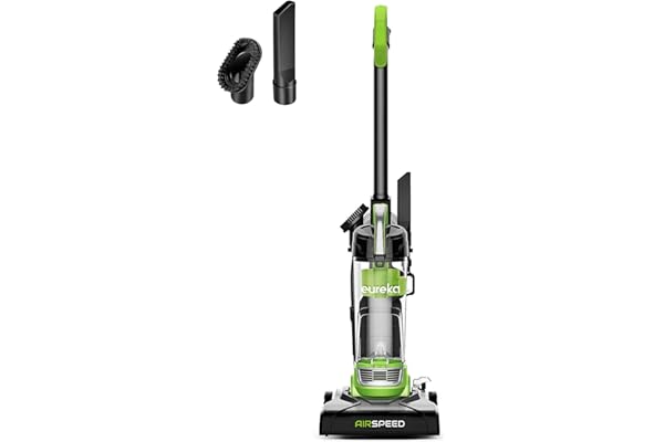 Eureka Powerful Bagless Upright Vacuum Cleaners Compact for Home Pets, Airspeed Ultra Lightweight Household Vacuum Cleaner fo