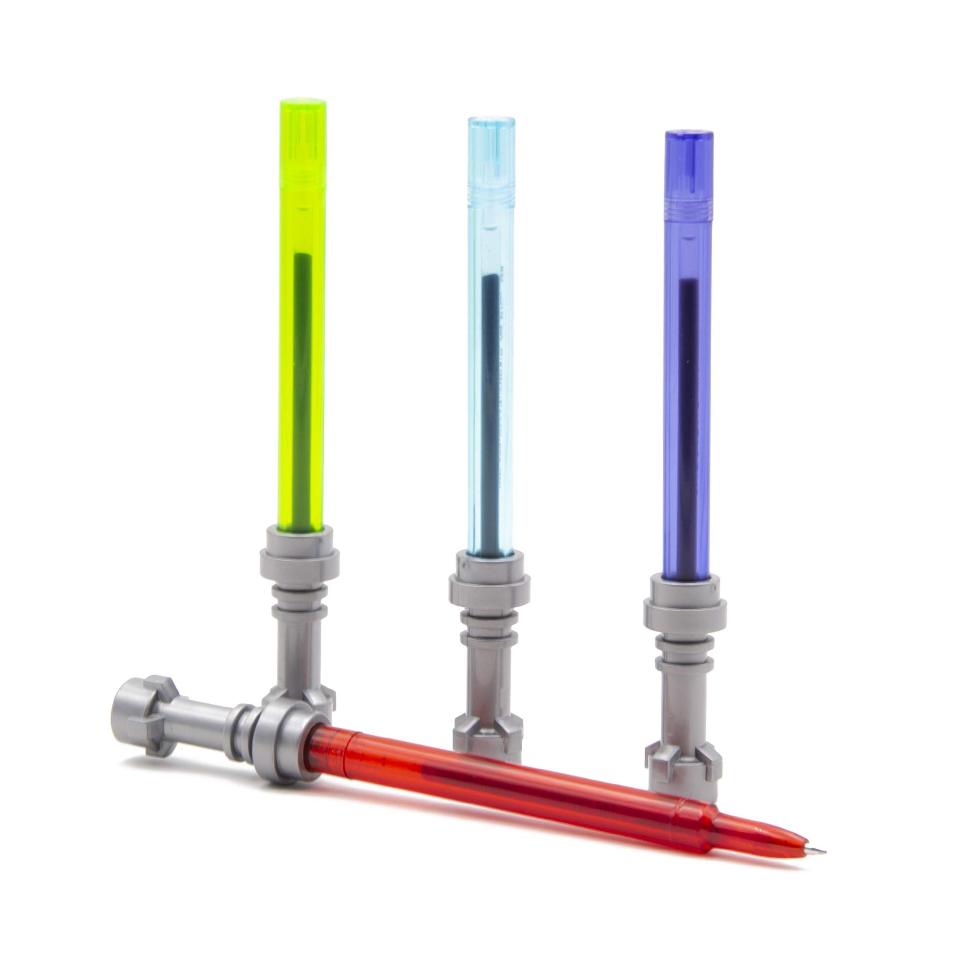 iQ 52875 LEGO Star Wars Lightsaber Gel Pen Set - Pack of 4 Laser Sabre 13 cm, 4 Count (Pack of 1)