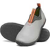 HISEA Waterproof Garden Shoes for Women Neoprene Slip-On Rubber Rain Footwear Short Ankle Booties