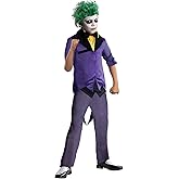 DC Comics Villains: The Joker Costume for Kids by Rubies, Boy's Medium