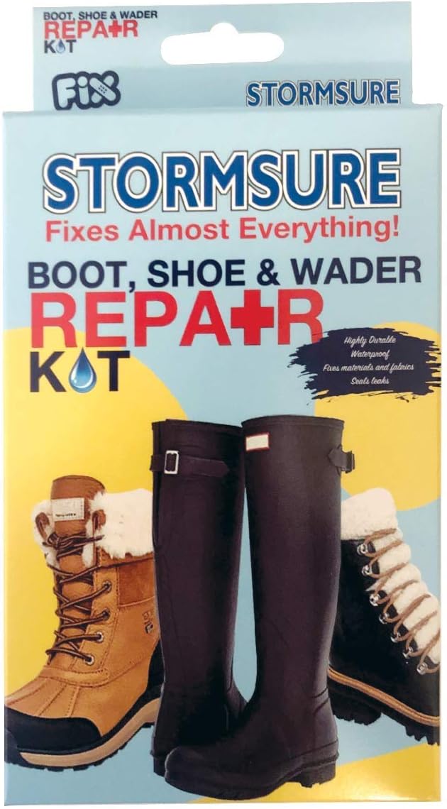 STORMSURE Boot Shoe Wader Wellington Trainer Repair Adhesive Glue Kit RKBOOT Amazon.co.uk DIY