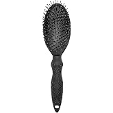 Amazon Basics Cushion Hair Brush For Men, Women and Kids, Wet or Dry Hair, All Hair Types, Gentle Detangling, Tangle-Free