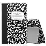 MoKo Case for All-New Amazon Fire HD 10 Tablet (7th Generation, 2017 Release) - Slim Folding Stand Cover with Auto Wake / Sleep for Fire HD 10.1 Inch Tablet, BLACK