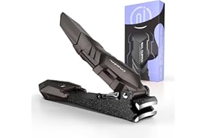 Nail Clippers for Thick Nails, INXEN Nail Clippers with Extre Wide Jaw Opening for Hard Toenails, Stainless Steel Nail Clippers ，Nail Cutter Set for Men Women Senior