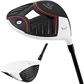 MAZEL Titanium Golf Drivers for Men,Right Handed,460CC (White Black, Graphite,10.5)