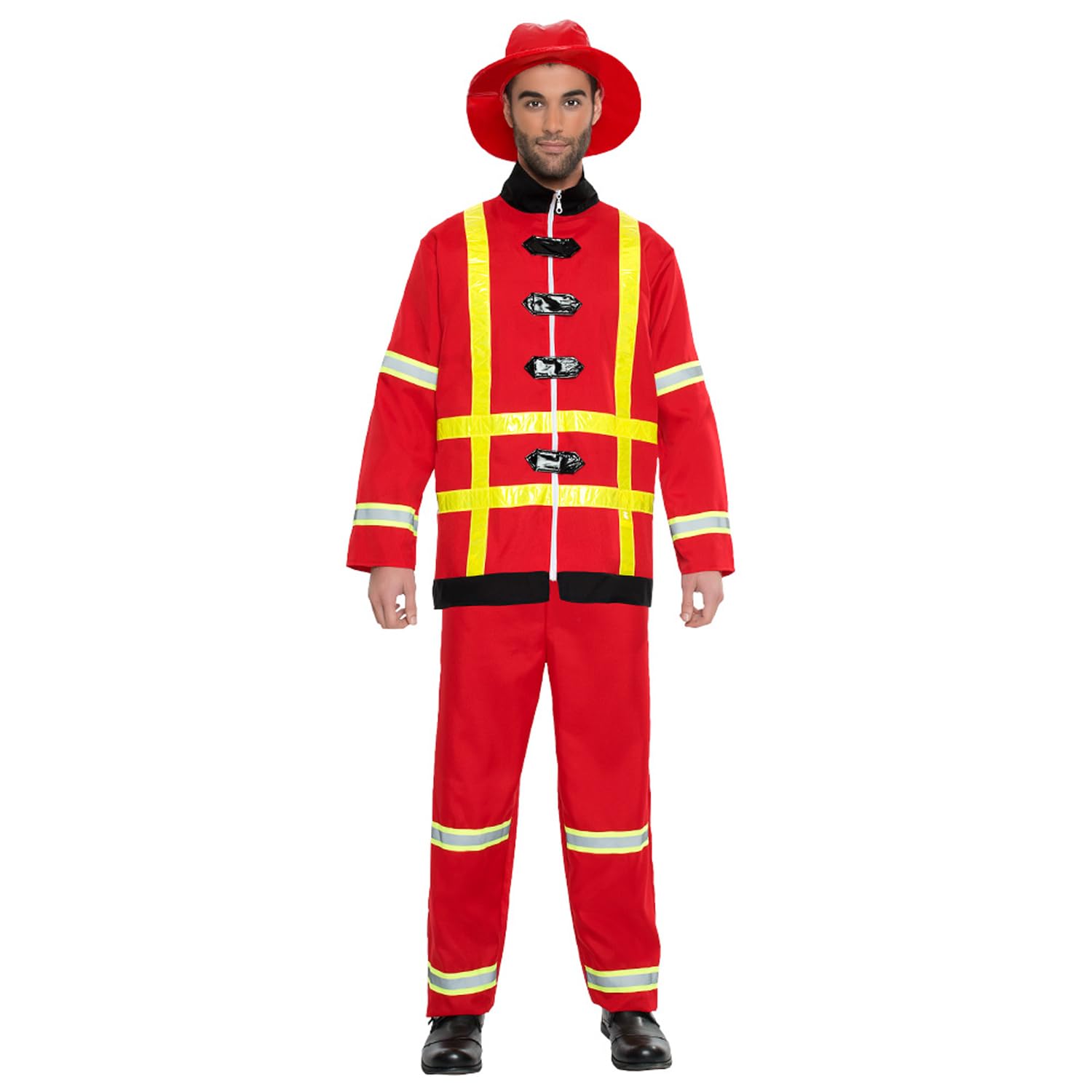 Boland 84096 Adult Fireman Sullivan Costume, Multicoloured, XL