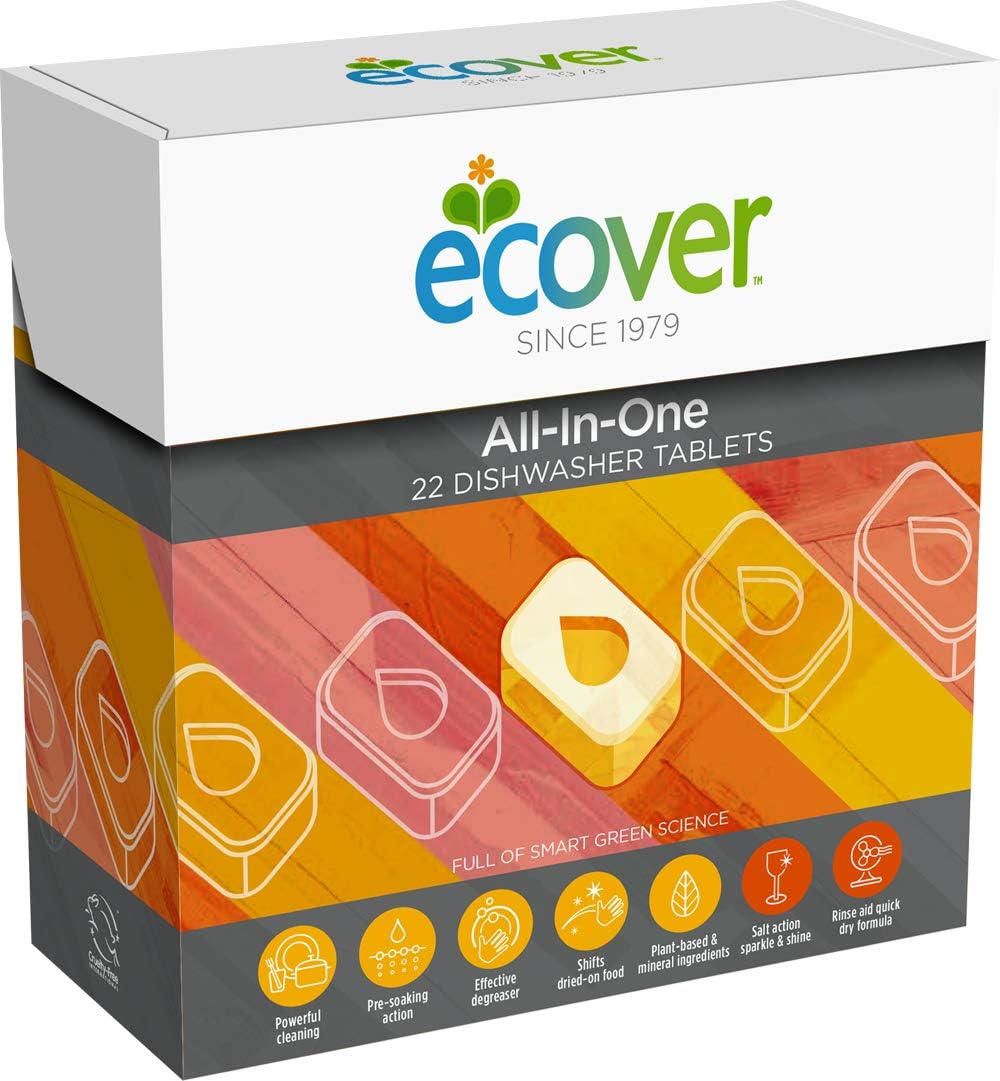 Ecover All in One Dishwasher Tablets (22s) Amazon.co.uk Grocery