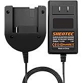 Shentec 1.2V-18V Porter Cable Ni-MH/Ni-Cd Charger Compatible with Porter Cable PC18B PCXMVC PCC489N Porter Cable Battery Slide-in Style (Not Fit for Li-ion Battery)