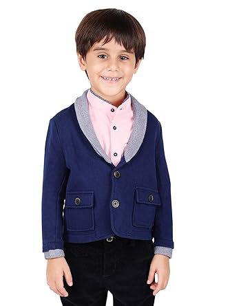 baby boy navy cardigan