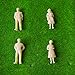 100pcs 1:50 Unpainted Model Train People Figures Model Train Figures