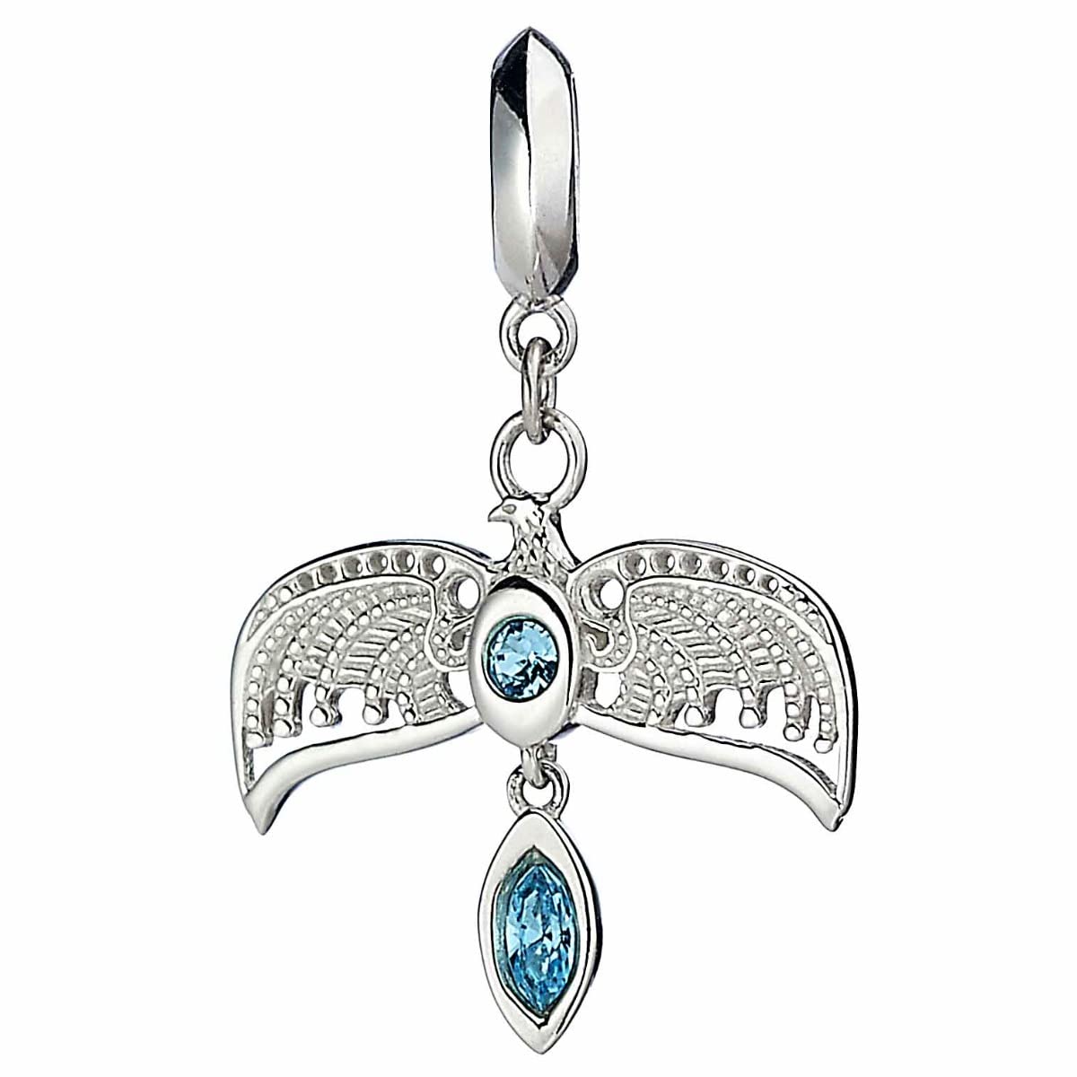 Harry Potter Sterling Silver Diadem Slider Charm with Crystals